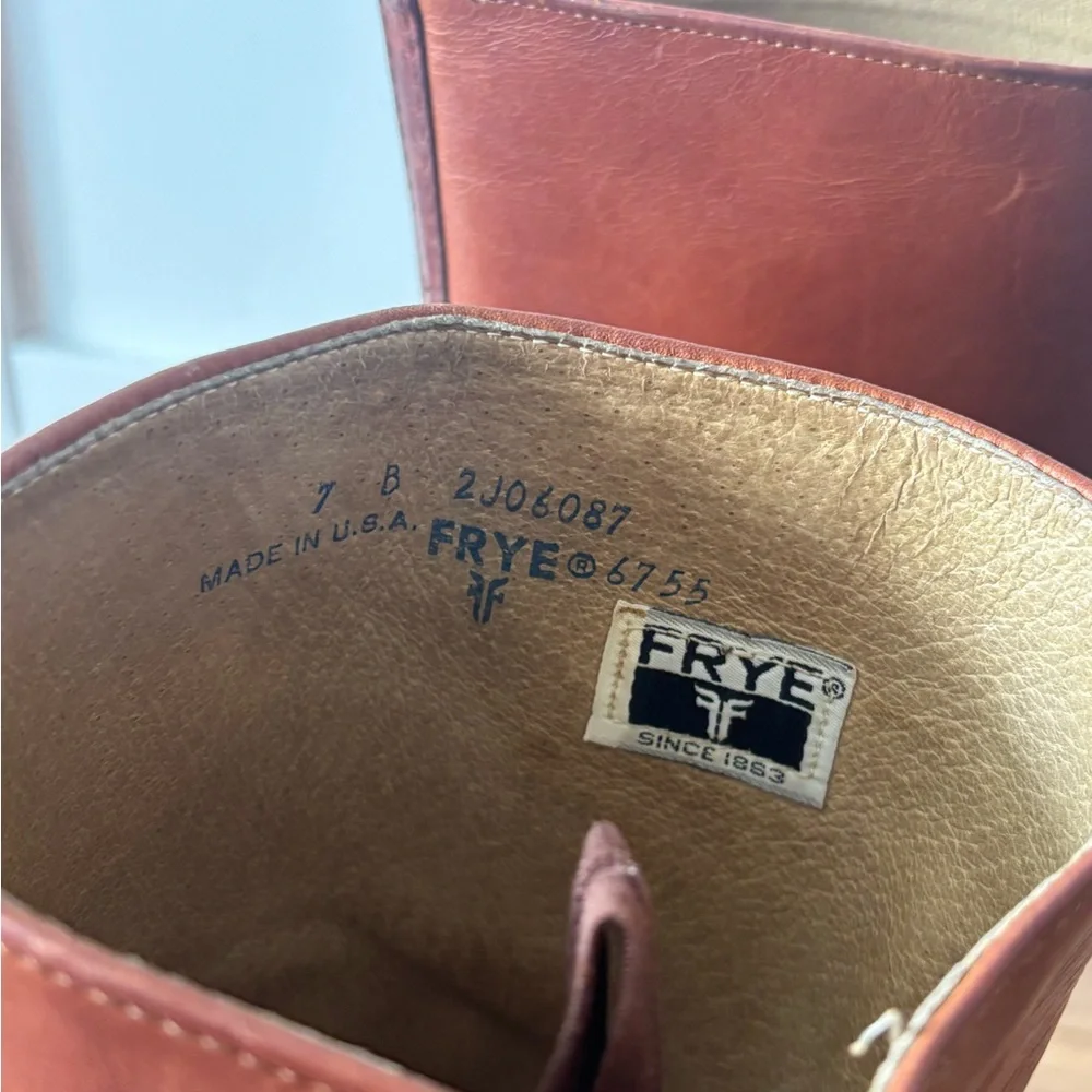 Frye Women's Over-The-Knee Leather Boots in Cognac Brown